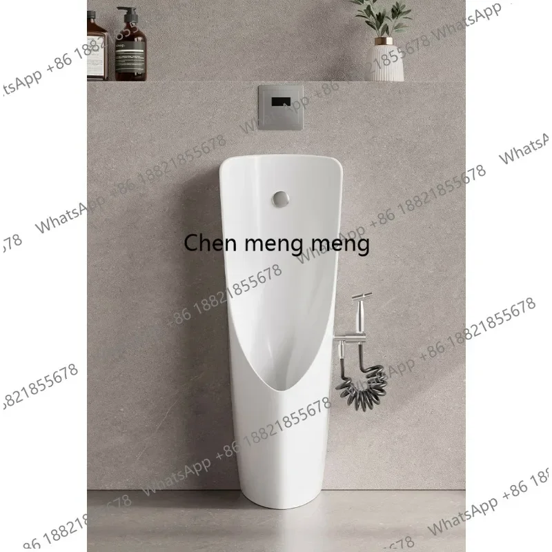 D132  Hand press induction floor urinal urinal vertical ceramic urinal men's household