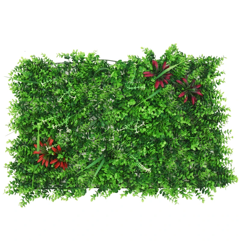 

60X40cm Artificial Meadow Artificial Grass Wall Panel For Wedding Or Home Decorations - 2