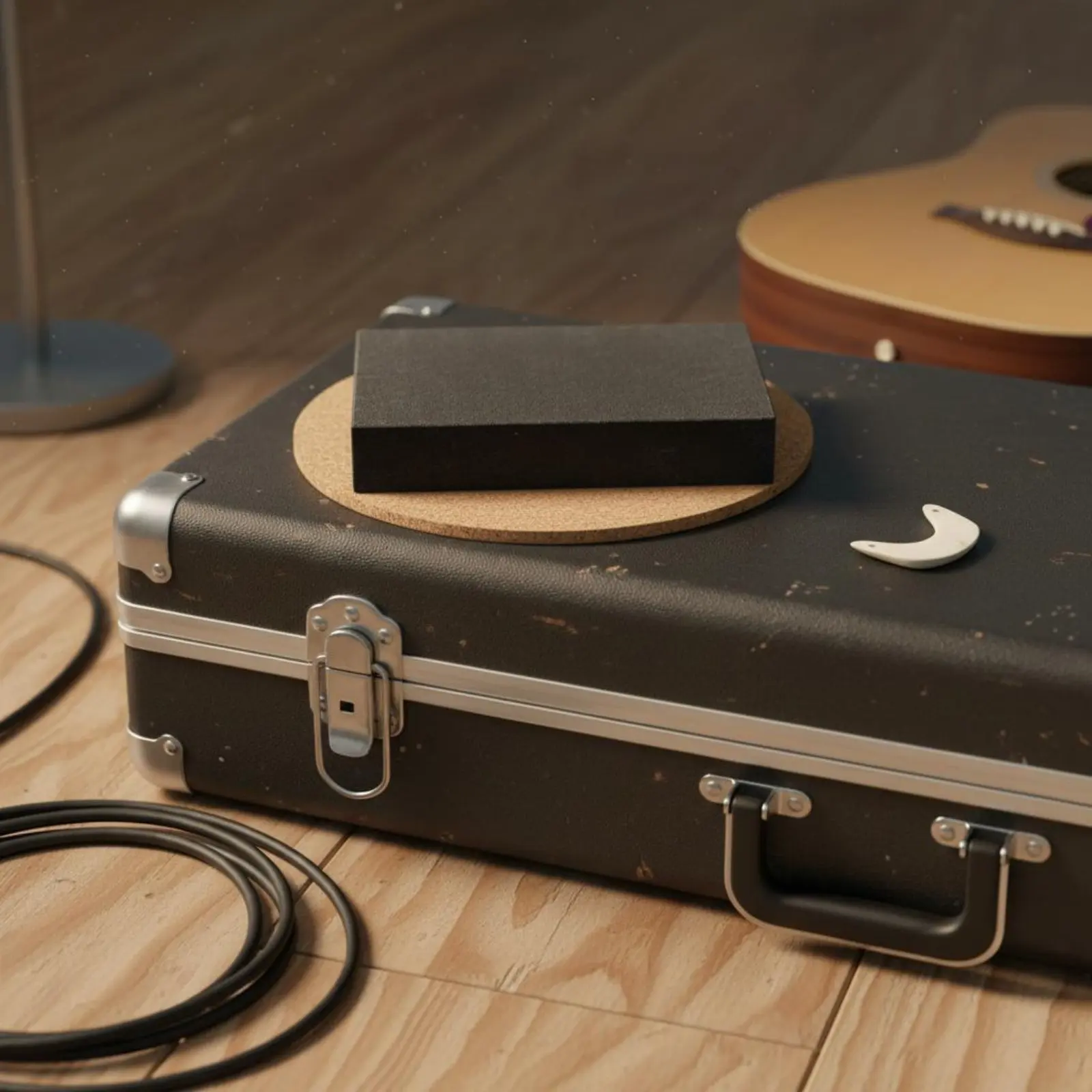Guitar Setup Platform High Precision Bridge Saddle Sanding Jig Nut and Bridge Leveling Tool Stable Support String Action Gauge
