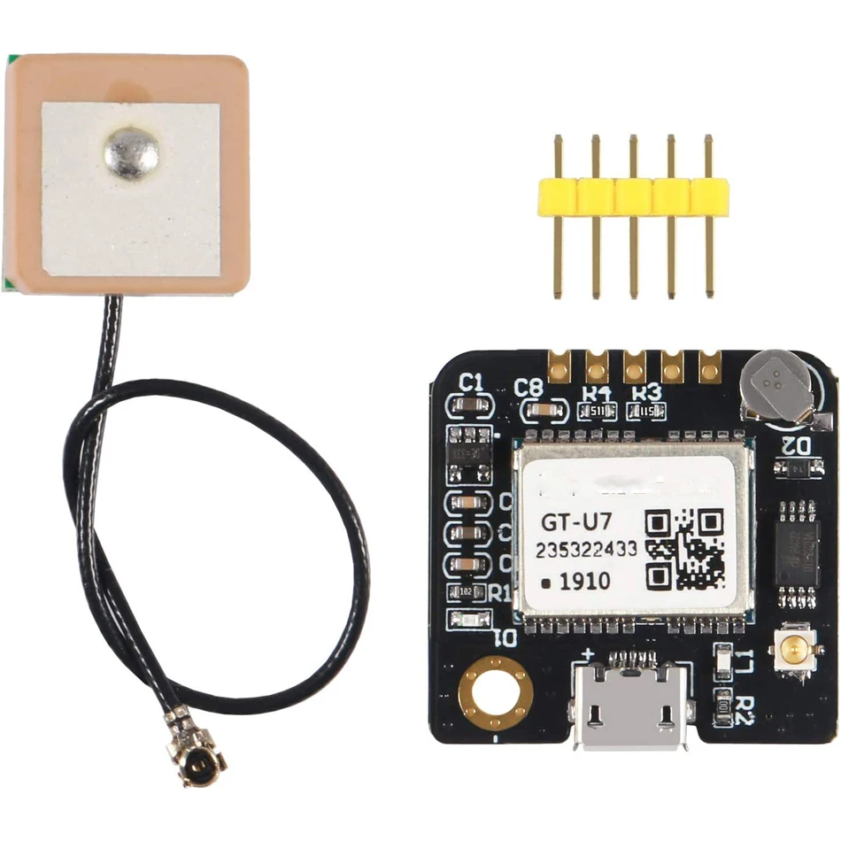 GT-U7 GPS Module Navigation Satellite Positioning for NEO-6M 51 MCU STM32 High Sensitivity Low Power Consumption High-Precision