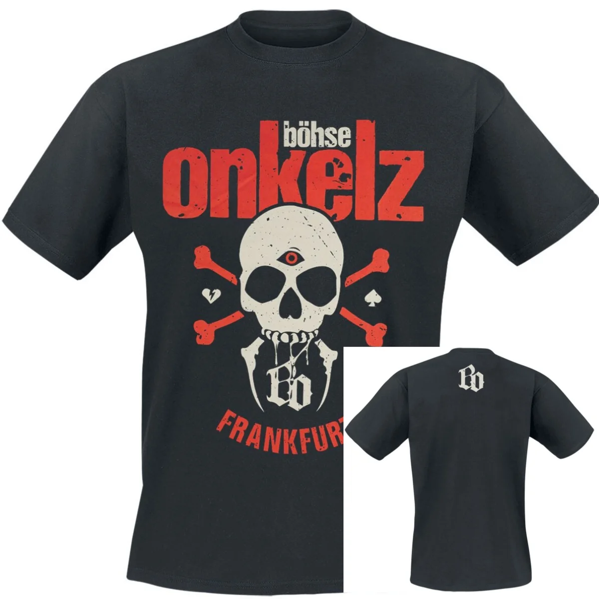 Sommer Hot Böhse Onkelz Grafik Baumwoll-T-Shirt Unisex Sommer Kurzarm Mode Marken-T-Shirt Luxus Casual Vintage Tees