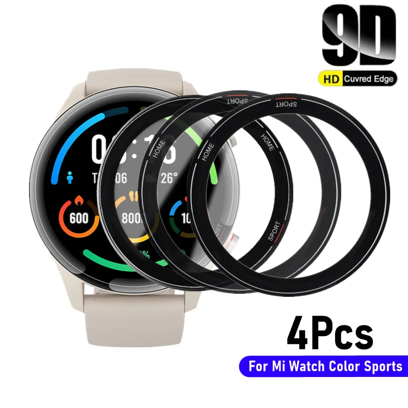 HD Protective Film For Xiaomi Watch Mi Color Sports Edition Smart Watch 3D Curved Screen Guard Film For Mi Watch Color Sport