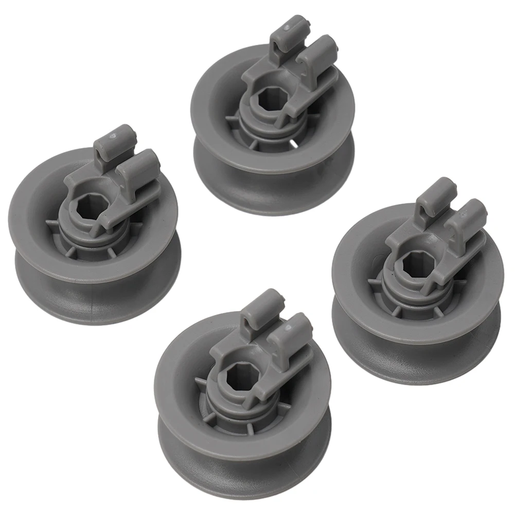 4Pcs/set Basket Roll For Dishwasher Top Basket Upper Basket Wheels For Bosch For Siemens 611666 Home Appliance Spare Accessories