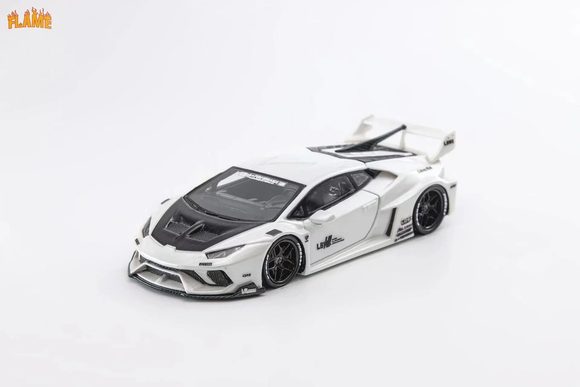 Flame Model 1:64 LBWK Huracan GT LP610 limited499 Diecast Model Car