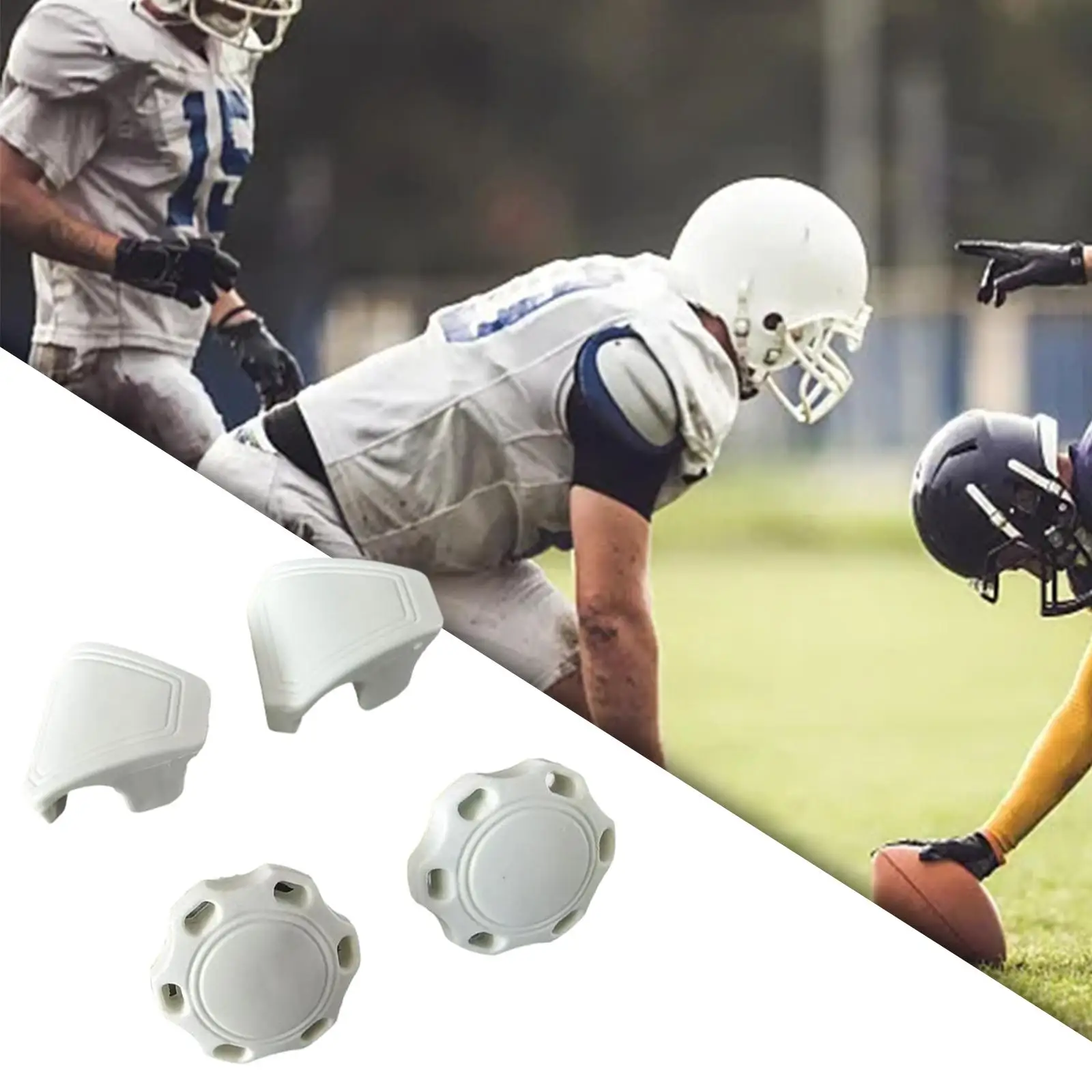 

Football Helmet Visor Clips Repair Kit Fixings Hardware Kit Nylon Convenient Helmet Accessories Universal Fit Thumb Screws