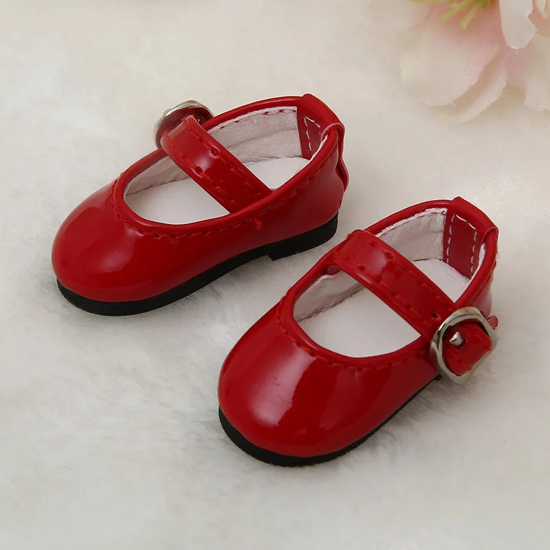 Clearance BJD Shoes 1/6 PU Leather Casual Boots Blue White Pink Red Black For Littlefee BJD Acessories