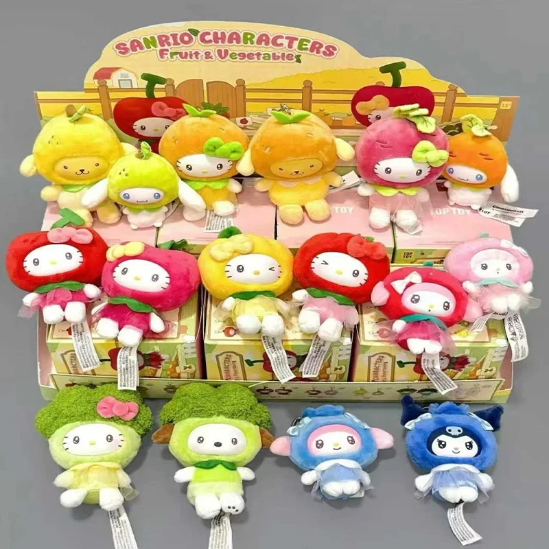 

Genuine TOPTOY Hellokitty Fruit And Vegetable Mini Series Blind Box Lovely Trendy Toys Bag Pendants Hellokitty Fruit Style Gifts