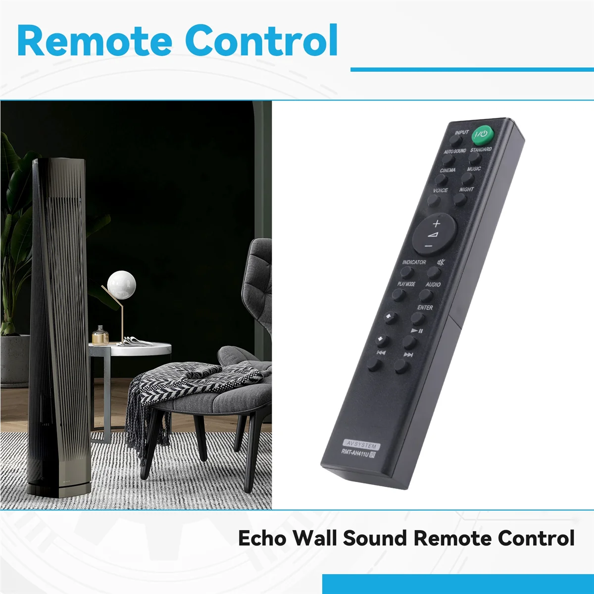 Trending Now RMT-AH411U Replacement Remote Control for Sony Soundbar HT-S100F HT-SF150