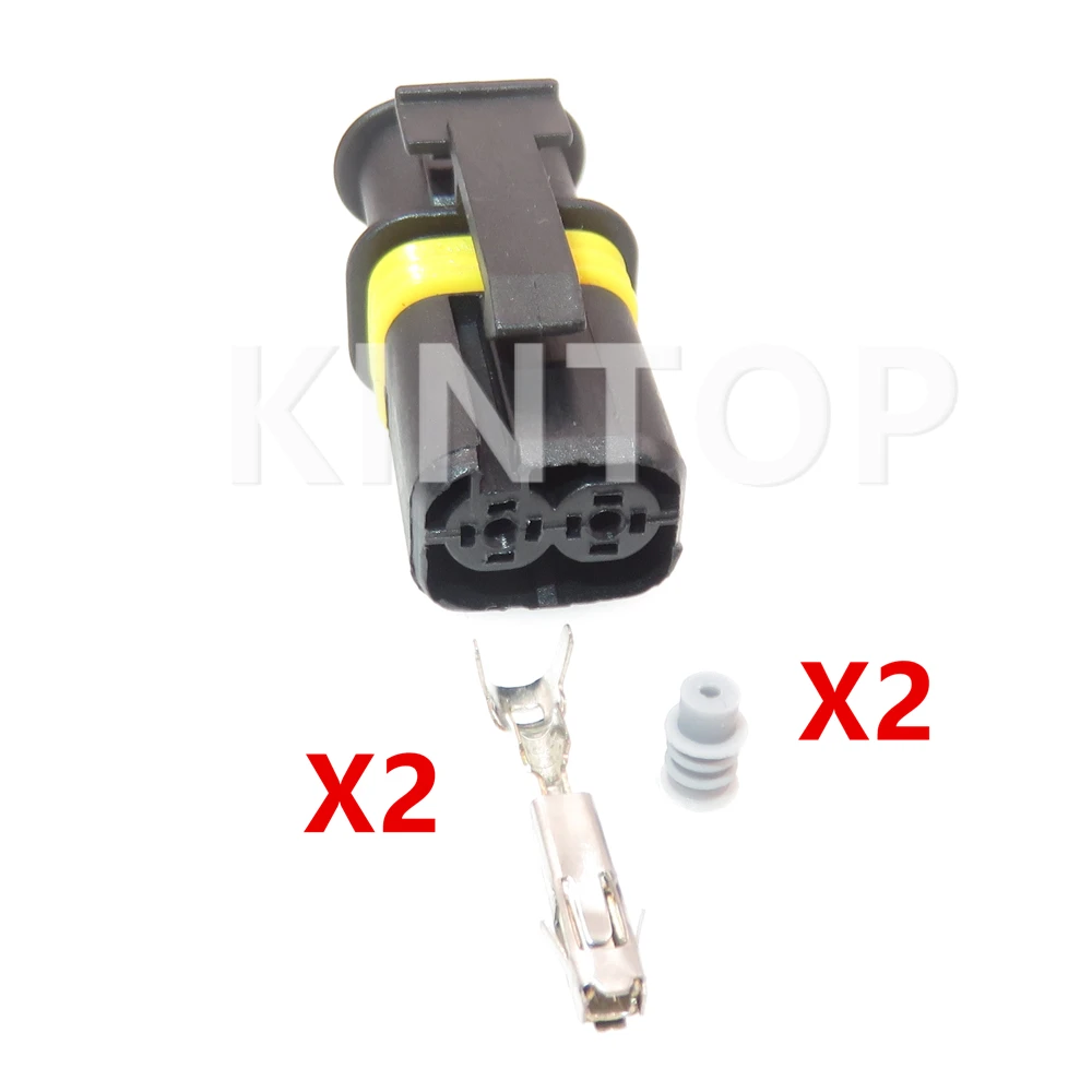 1 Set 2 Pins 18286000002 Automobile Starting Relay Wire Harness Socket AC Assembly Car Electronic Injection Motor Connector