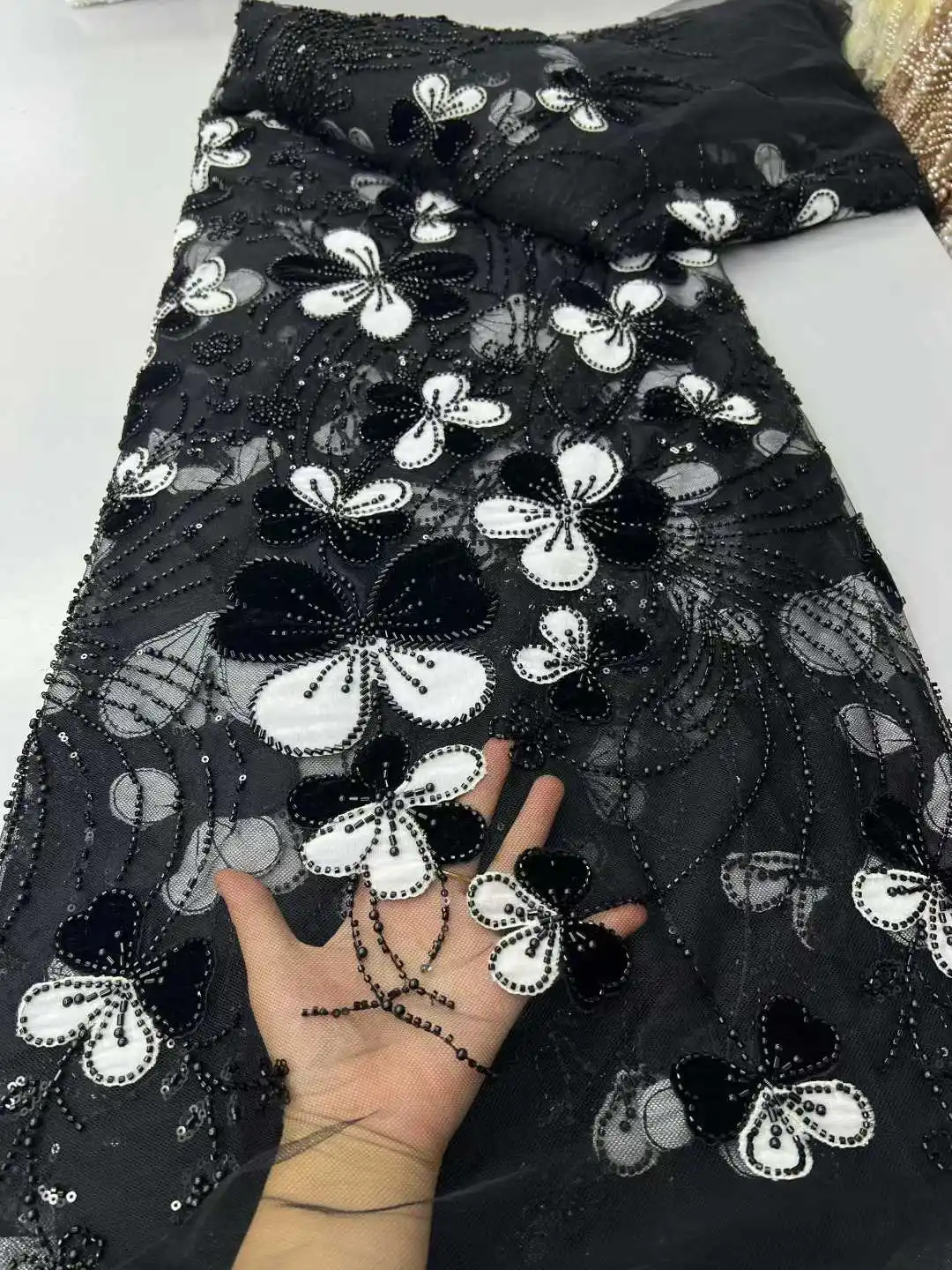 

Африканская бархатная кружевная ткань с блестками, высокое качество, нигерийская кружевная вышитая ткань для женщин, свадебная вечеринка, шитье