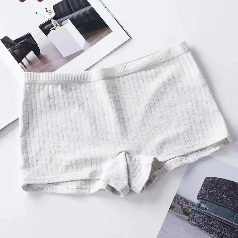 Mutande Boxer da Donna in Cotone, Pantaloncini di Sicurezza Femminili Senza Cuciture, Slip Comodi e Sexy, Lingerie