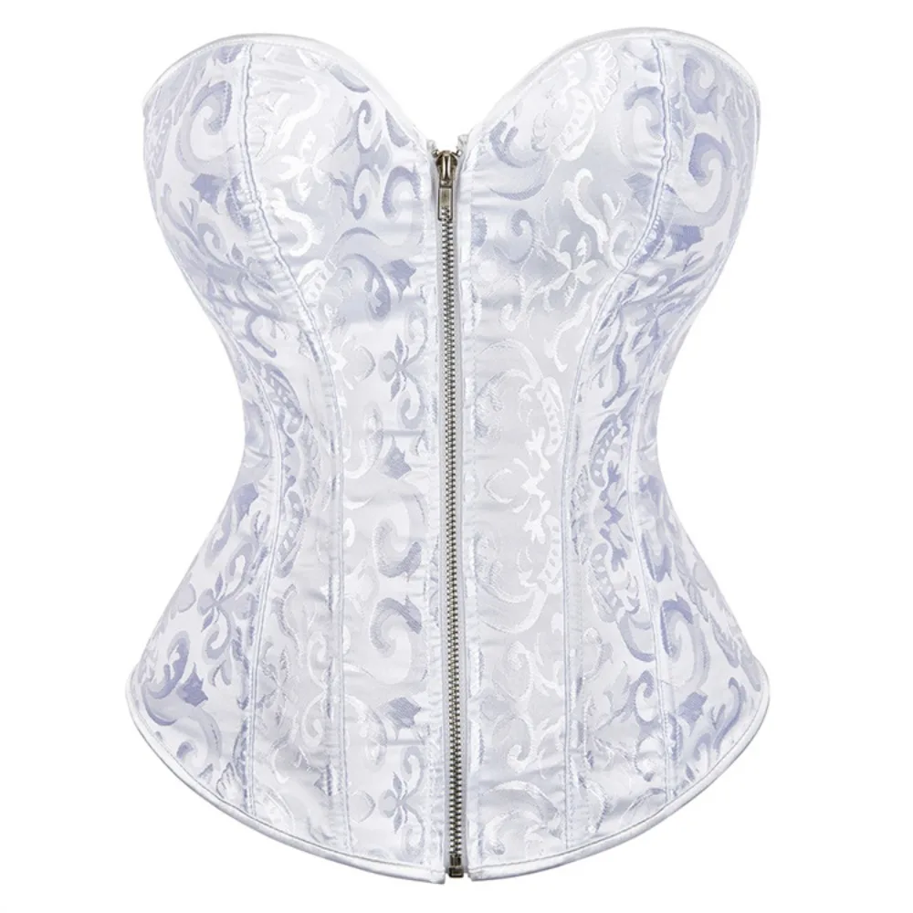 

Elastic Flower Waistband Vest Slim fit Lace Up Satin Corset Sleeveless Spicy Girl Style Summer Crop Tops Wedding