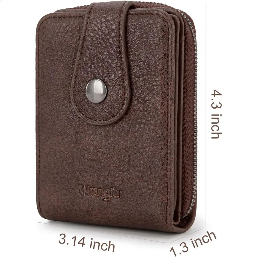 X Wrangler-Geldbörse für Damen, kleiner Kreditkartenetui für Damen, RFID-blockierend, funktioneller Ausweishalter, kompakter Damen-Kartenhalter W