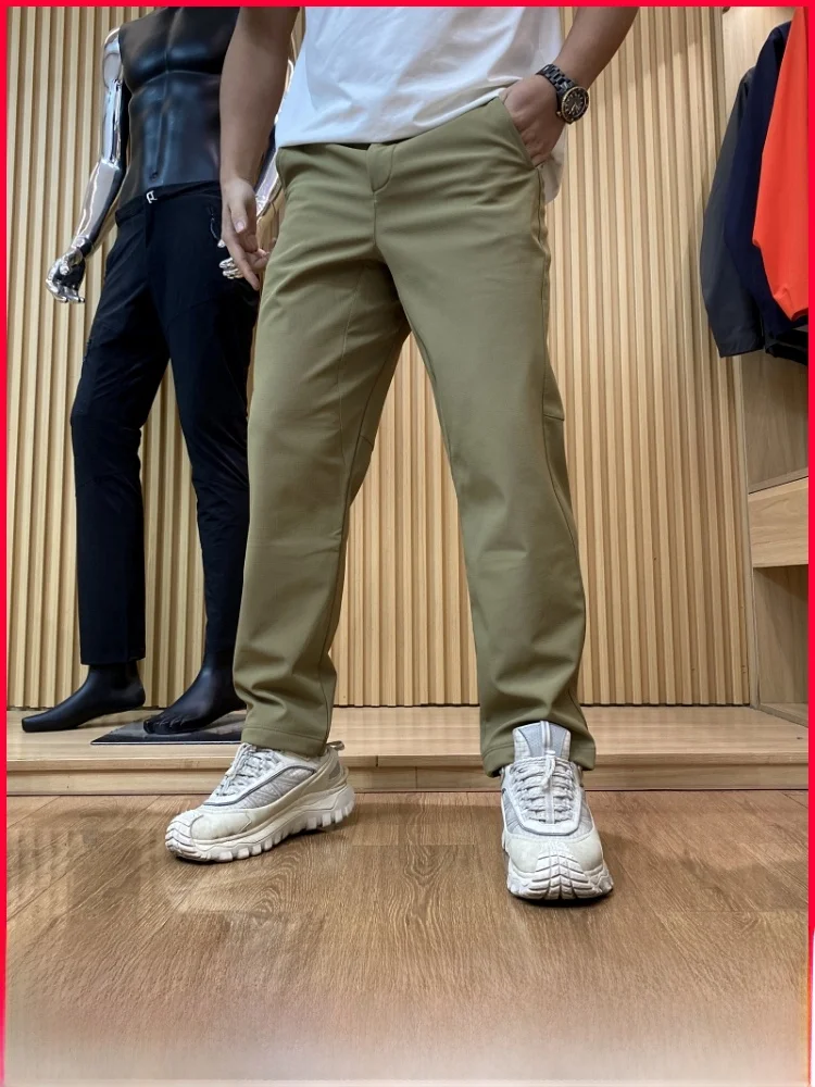 

Outdoor Sports Casual Pants Men's Windproof Water Repellent Softell Straight Leg Long Pants Commuting Faion Urban Sle