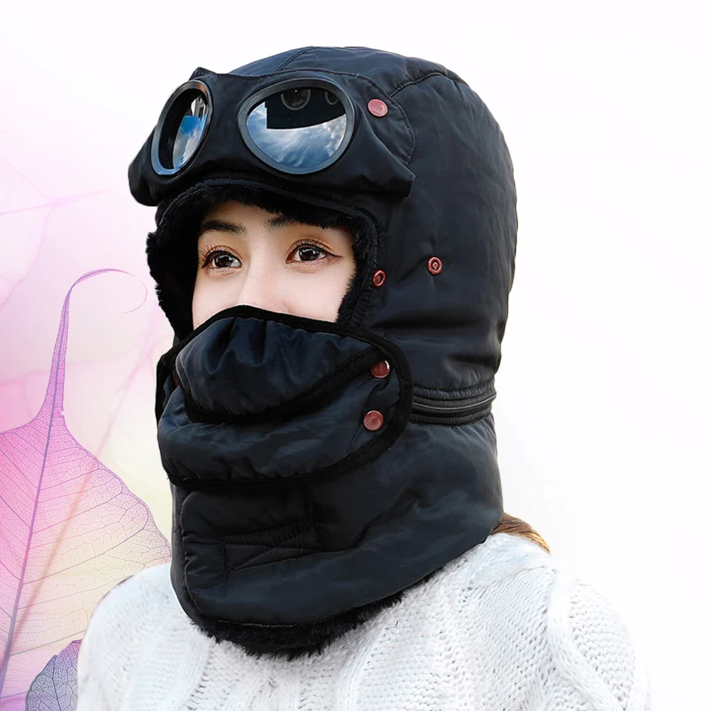 1 قطعة يندبروف الحرارية الصياد غطاء سميكة غطاء للأذن لفصل الشتاء الدراجات التزلج الرياضة في الهواء الطلق قبعة تدفئة للجنسين