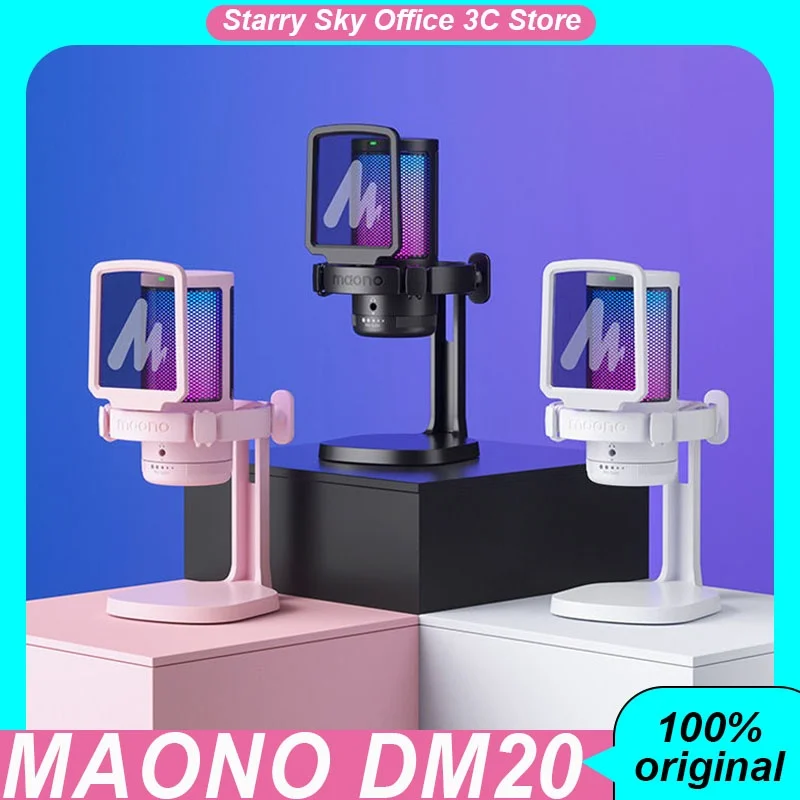 Maono Dm20 Professional Microphones Desktop Gaming Accessories For Computers Live Recording Custom Gaming Microphone Accessories