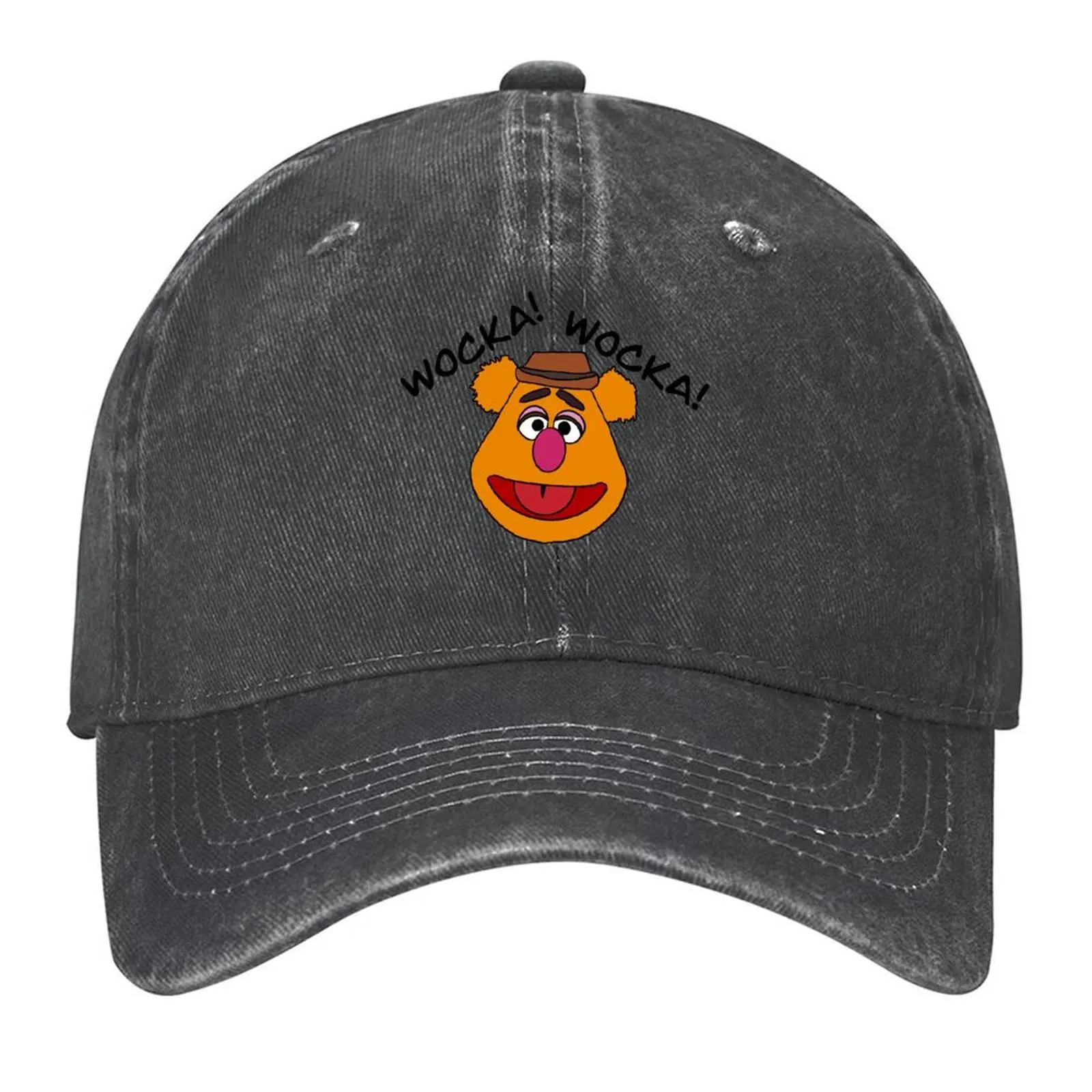 

The Muppets - Wocka! Wocka! Fozzie Bear Baseball Cap Trucker Hat fun hats Funny hats Snap Back Hat Women's Beach Outlet Men's