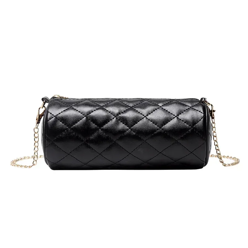 Nowa moda haftowana Cylinder Lingge torba na łańcuszku Casual spersonalizowana torba na ramię torba Crossbody portfel mobilna