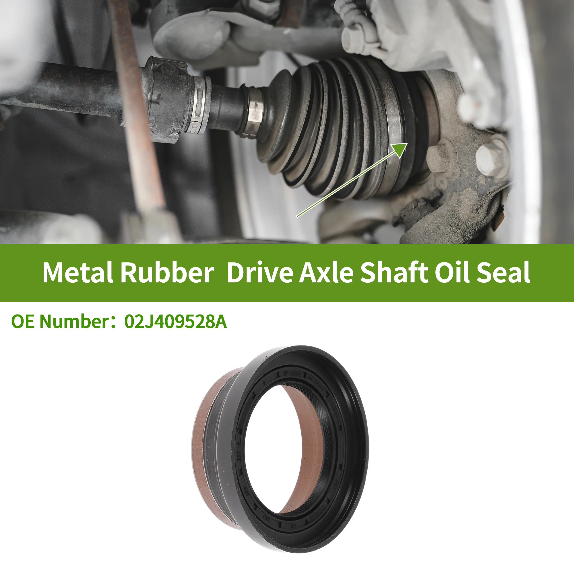 

UXCELL сальник правого приводного вала для Volkswagen Beetle 1998-2010 No 02J409528A