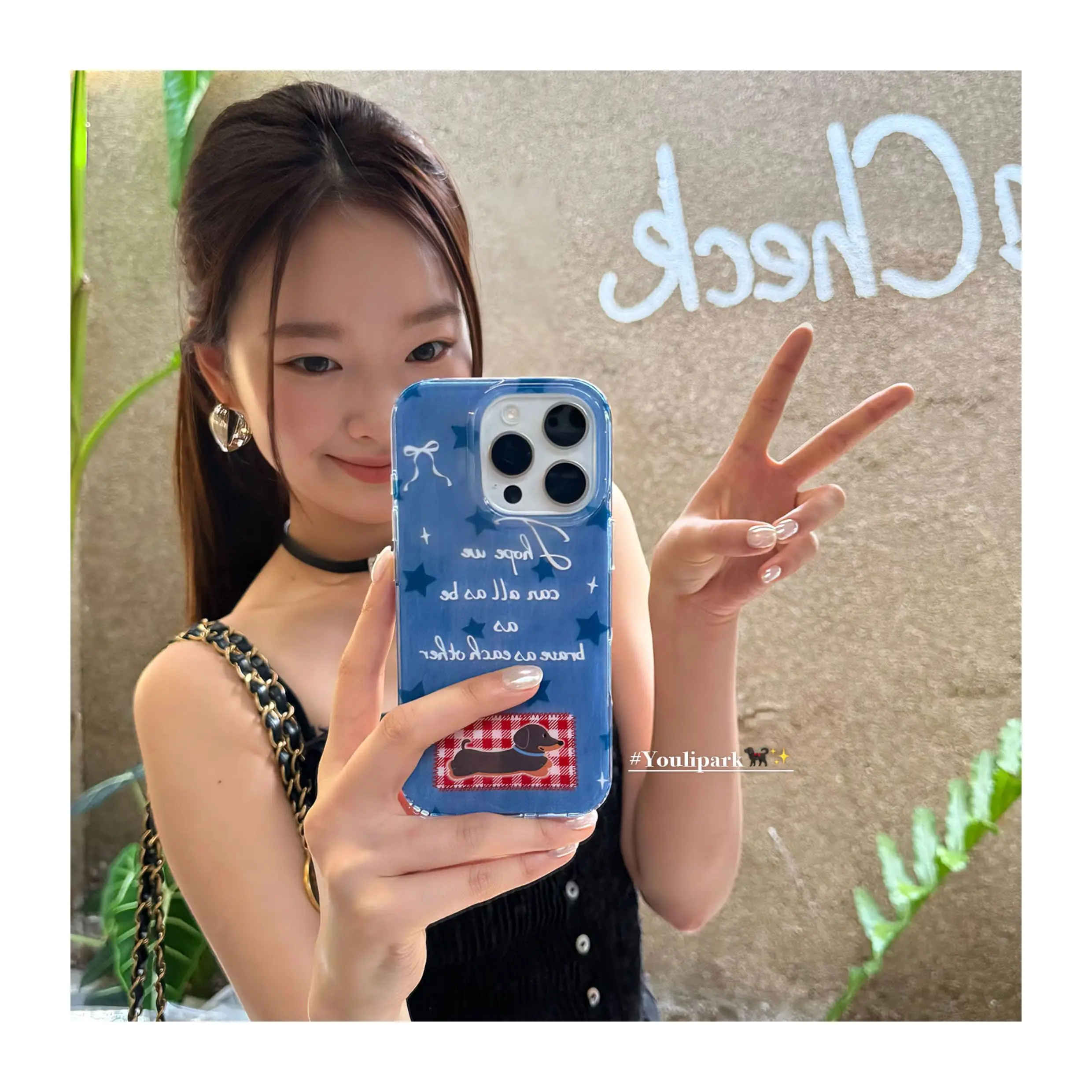 Чехол для телефона Ins Cute Retro Cowboy Blue Star Sausage Dog с рисунком для iPhone 17, AIR 16, 15, 14, 13, 12, 11 Pro Max Y2K, прозрачный черный чехол