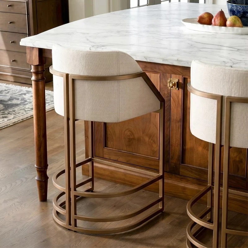 Modern Indoor Dining Chairs Modern Kitchen Bar Stool Metal Bar Stool