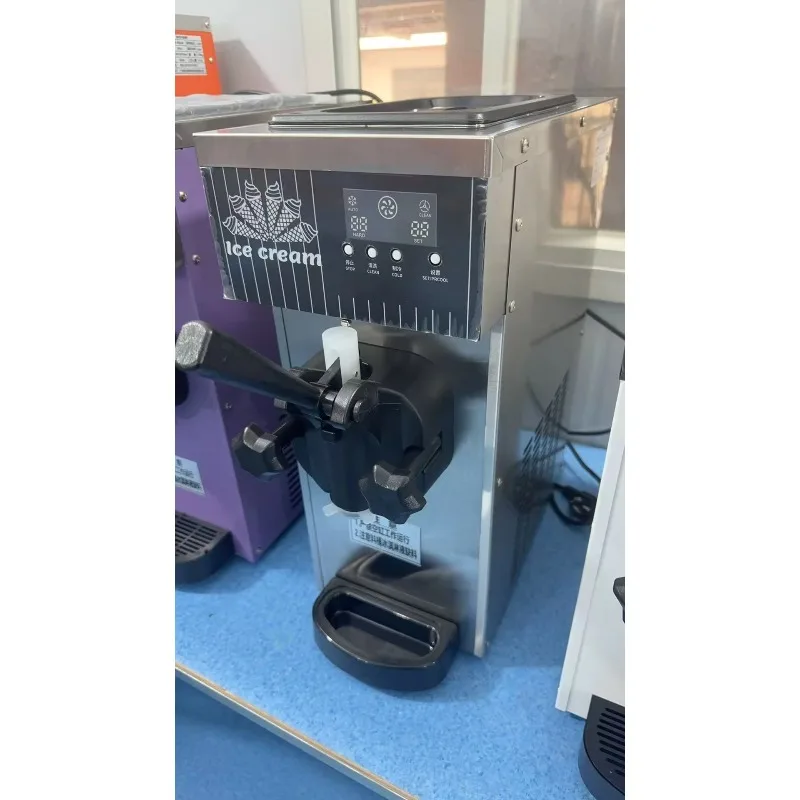 Mini Ice Creme Machine Roll Maker Soft Serve Cream Snow Making Machines Commercial Vending Filling