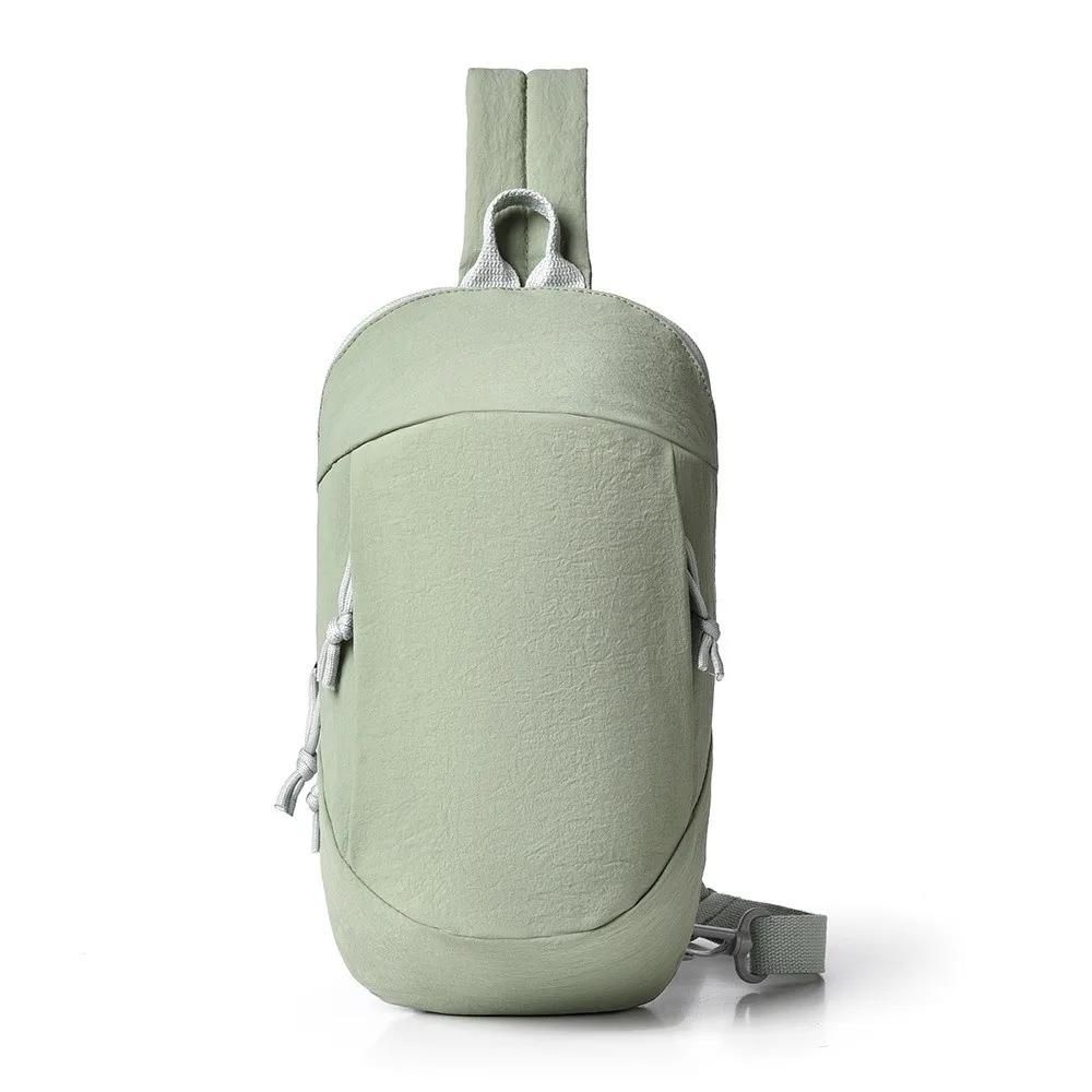 

Casual Men's Chest Bag Large Capacity Waterproof Nylon Sling Shoulder Bag Multifunctional Adjustable Strap Male Crossbody Bag