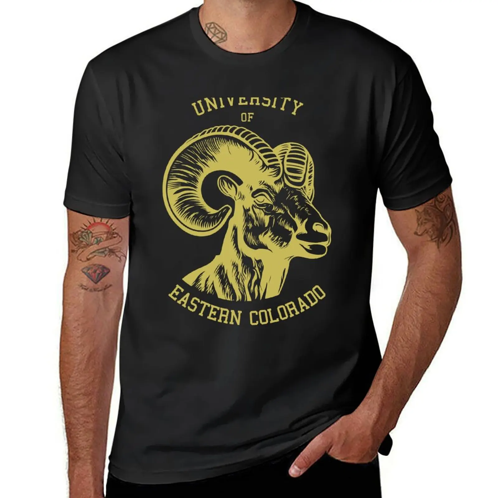 University of Eastern Colorado, The Last of Us, Gold Two T-Shirt aesthetic clothes quick drying men workout shirt