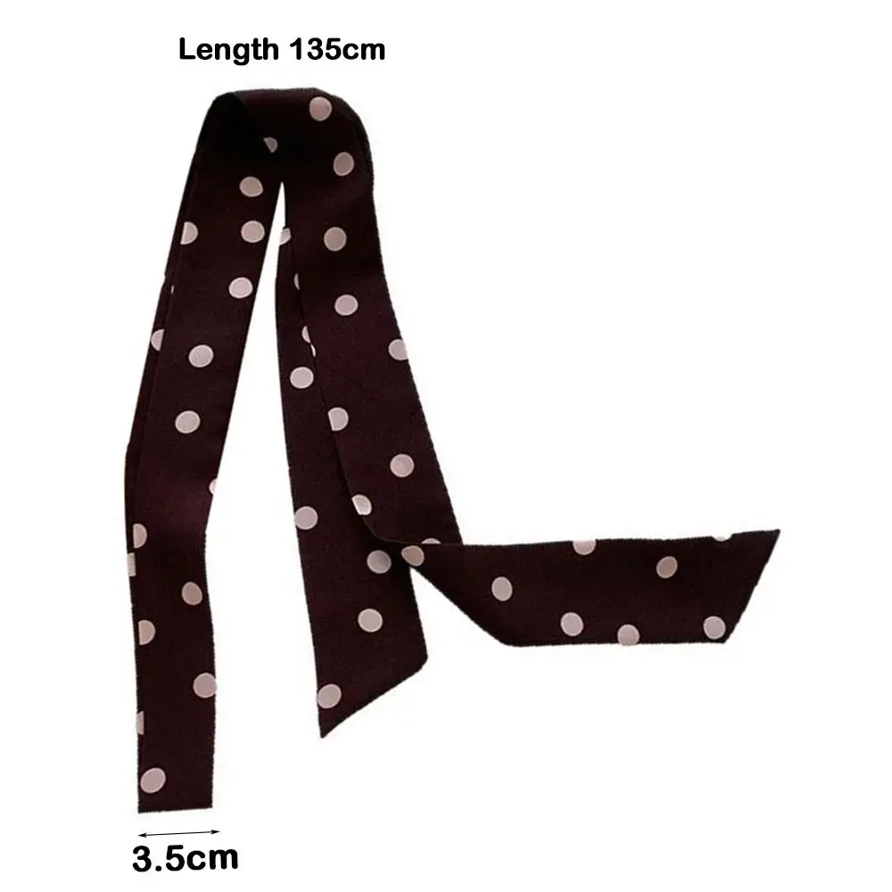 ผ้าพันคอไหมยาวสไตล์เกาหลี บางและแคบ ใช้ได้หลากหลาย ใช้เป็นเข็มขัดริบบิ้นยาว ผูกได้ แฟชั่น Y2k ผ้าพันคอฤดูร้อนสำหรับผู้หญิง