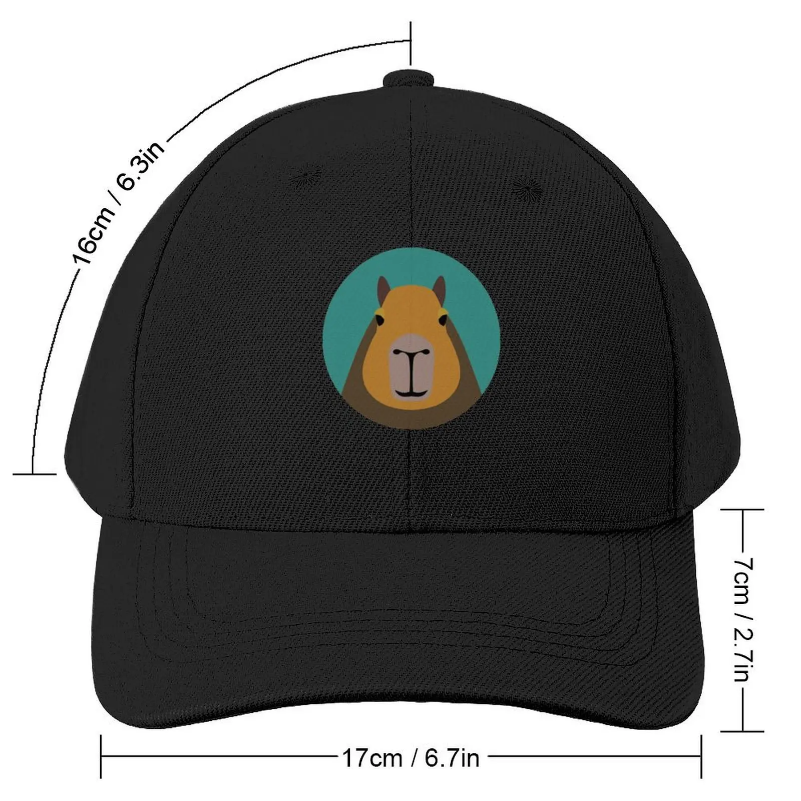 Capybara is watching you! Baseball Cap Rave Thermal Visor Hat Beach Men Luxury Brand Women's