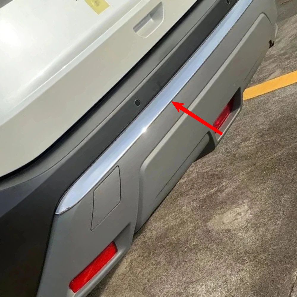 

Rear Bumper Cover Trim For Nissan X-trail Rogue T33 2021 2022 2023 Chrome Car Tailgate Bottom Lip Molding Strip Accessories