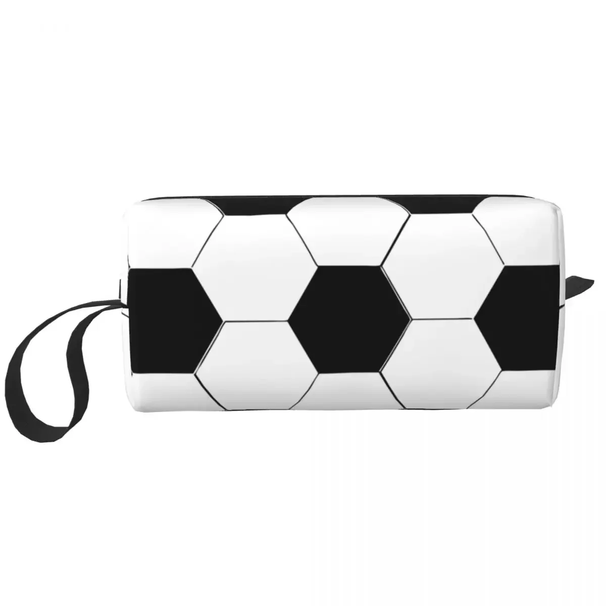 Cave Soccer Ball Football Sports Lovers Makeup Bag Large Cosmetic Bag Men Women Toiletry Bag Accessories Organizer