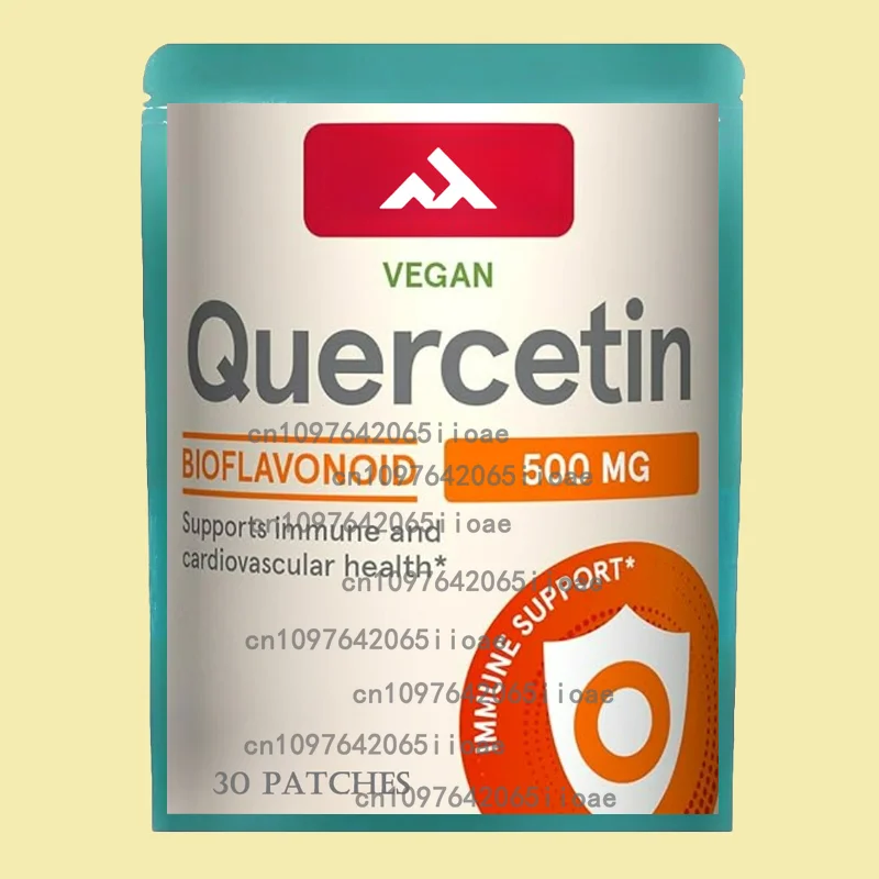 

Прозрачные пластыри Quercetin с бромолетом, цинком, витамином D3, пожизненной ягодой, 30 пластырей для иммунитета