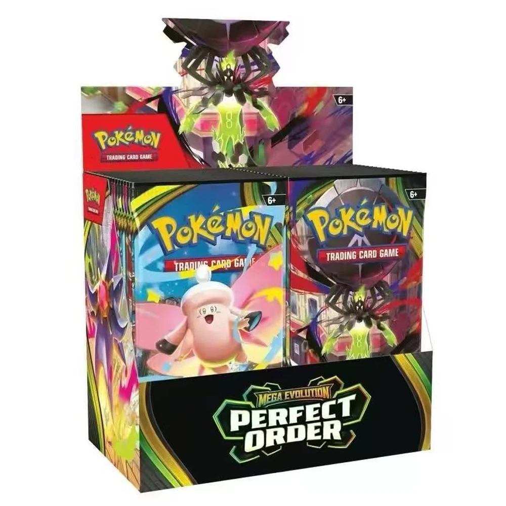 Cartes Pokémon 360 pièces MEGA EVOLUTION Perfect Order Lucario Prismatic 151 Evolutions Jeu de Cartes Booster Anglais Cartes de Combat et de Collection