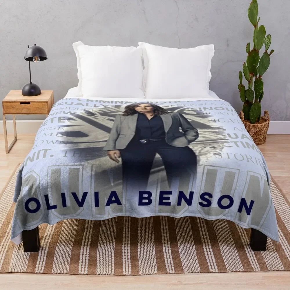 

Olivia Benson Throw Blanket Cozy Throw Blanket Birthday Gift for Him Her