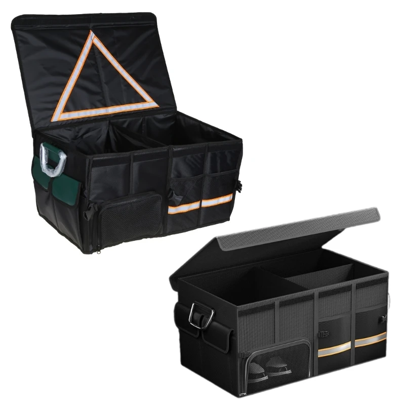 Car Trunk Box Collapsible Waterproof Auto Multi Compartments