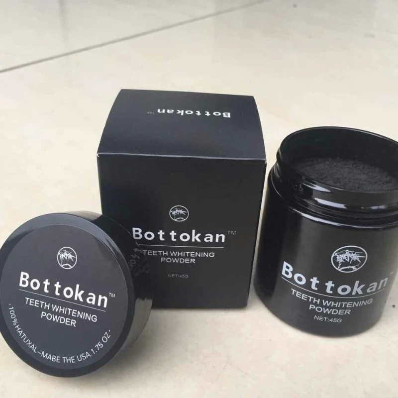 ผงถ่านไม้ไผ่กัมมันต์สีดำทำให้ฟันขาวทำความสะอาดคราบเหลืองสดใสอุปกรณ์ดูแลสุขภาพช่องปากสุขอนามัย