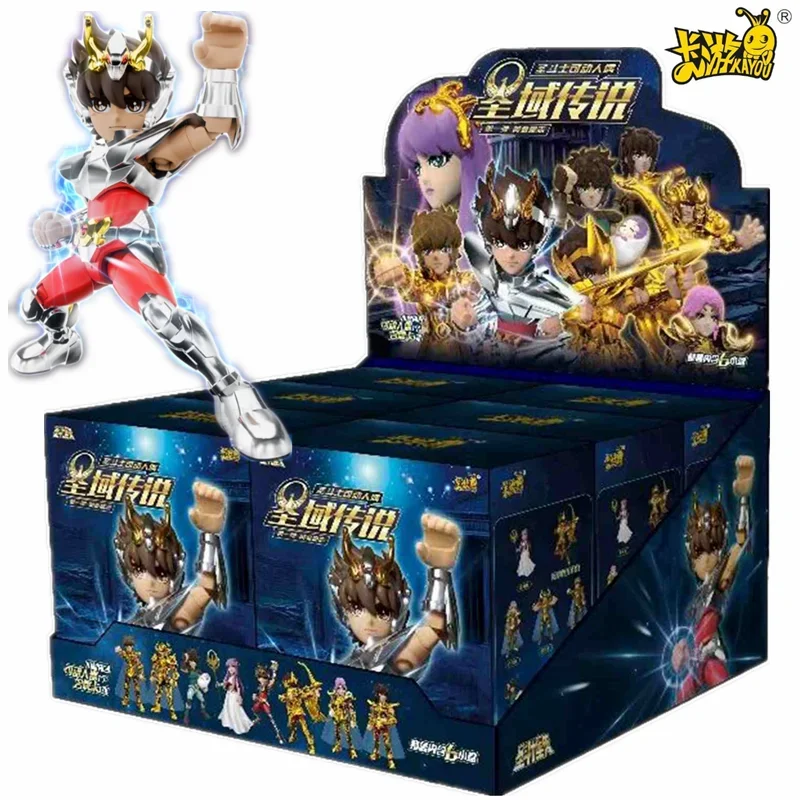 

KAYOU Saint Seiya Cards, Cloth Awakening Figure Model, Rare Collectible Set, Anime Game Gift Box Rare Cards & Figure