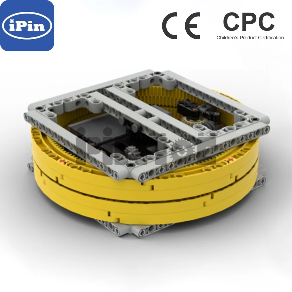 

Moc-43960 model electric rotary display stand 219pcs assembly building block technology assembly