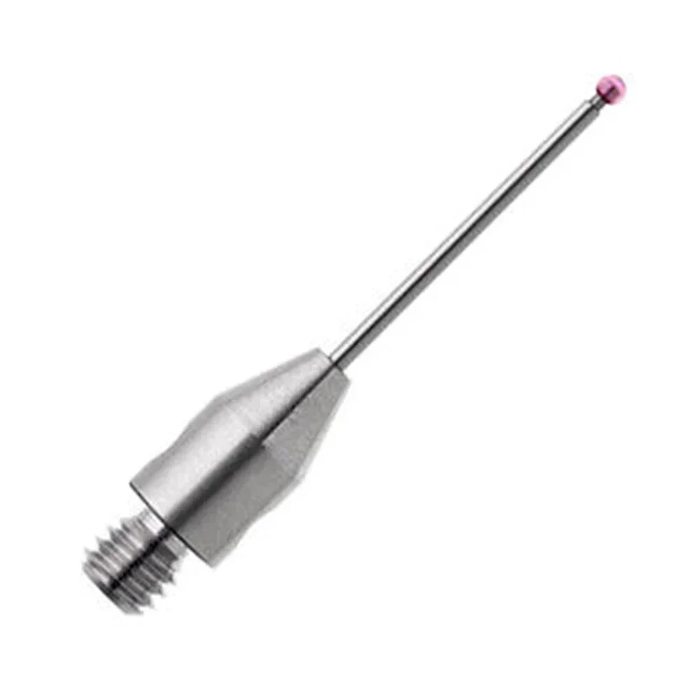 1pc Touch Probe Straight Styli Thread 1mm Ball Tungsten Carbide Stem L20mm A-5004-2442 Tungsten Carbide A-5004-2442 CMM Tool