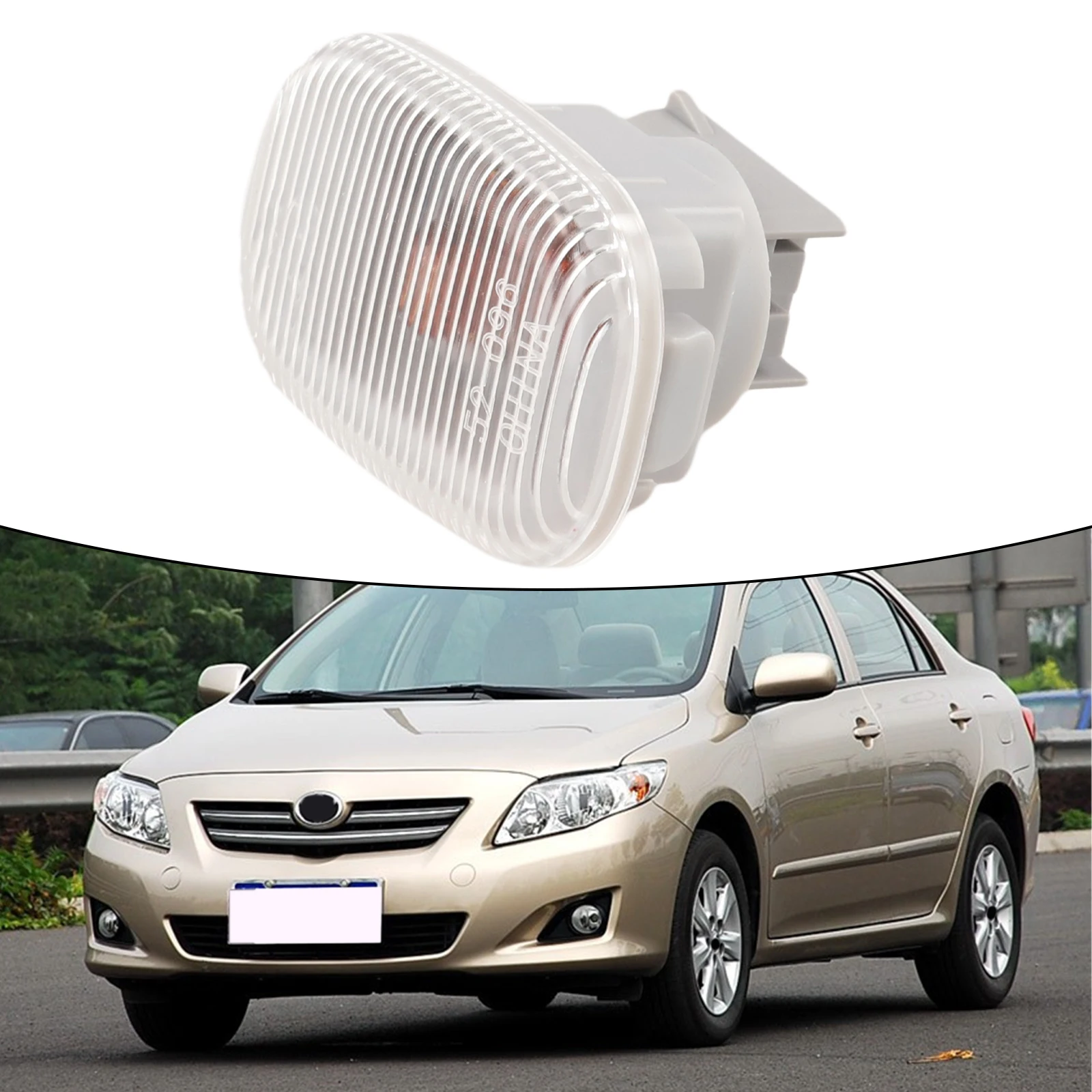 Luz de giro indicadora de ala transparente 81730-0D020 luz de giro para Lexus para Rx para Toyota para Camry para Corolla para Verso para Rav4