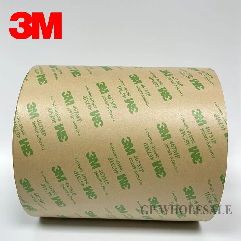 

(0.06mm thick) 90~99mm wide Choose 3M High Temperature Resist 467MP Transfer Adhesive Tape for PC Mesh Case Frame Switch