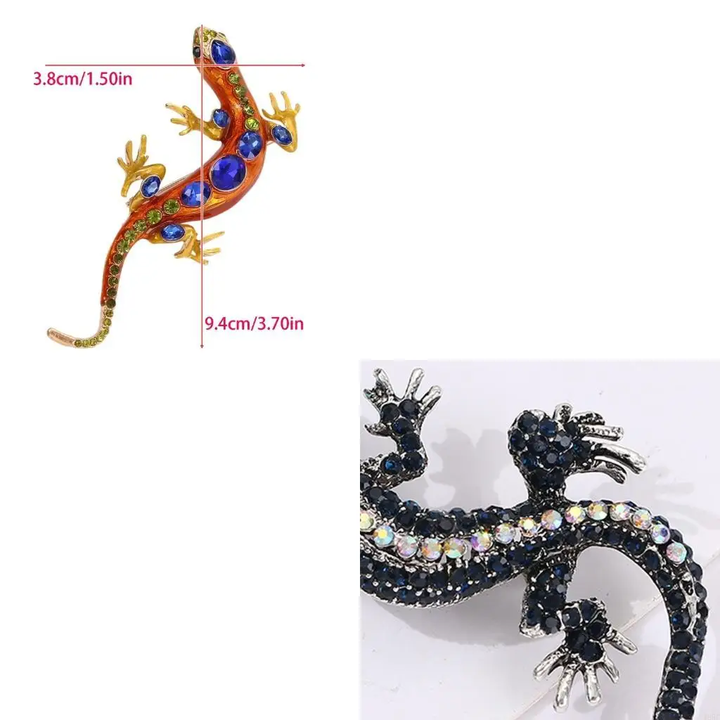195C Antique Brooch Alloy Crafted Fashion Accessory Individualized Gift Choice