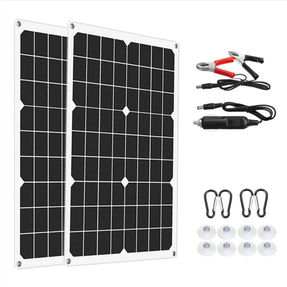 30W 18V Solar Panel High-Efficiency Monocrystalline, Charge Your 18V Battery of RV, Boat, Camper, Trailer, Gate Opener