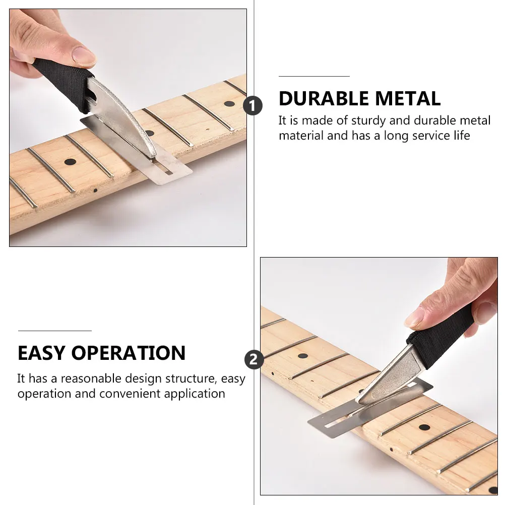 

1 set 1 Set Guitar Fret Saddle Nut File Bass Slot Tool Fret Polishing Metal Files For Acoustic Bass Ukulele Luthier Repair Kit