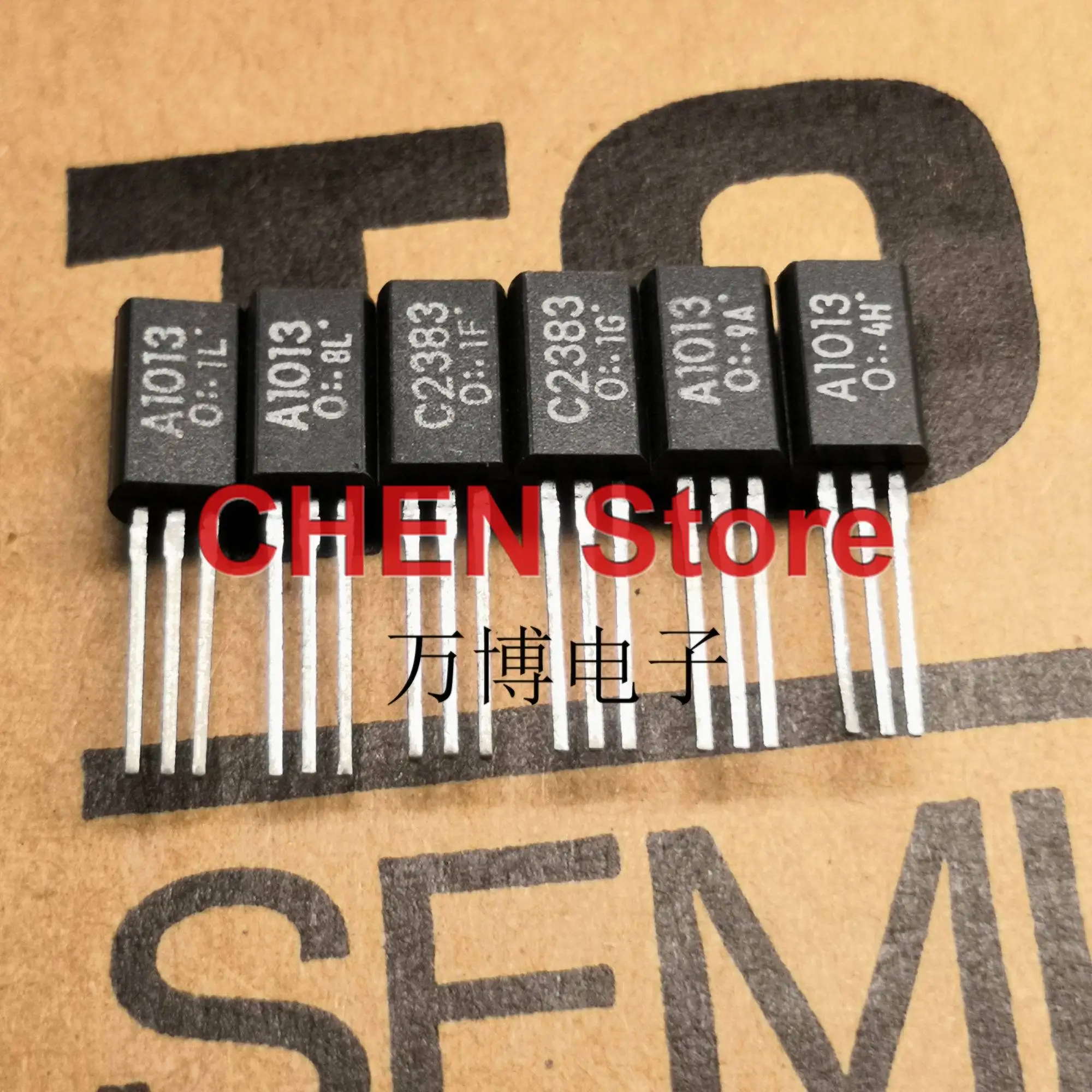 10pair NEW Original 2SA1013 2SC2383 TO-92L Transistor A1013 C2383 o Audio Power Amplifier 2SA1013-O 2SC2383-O