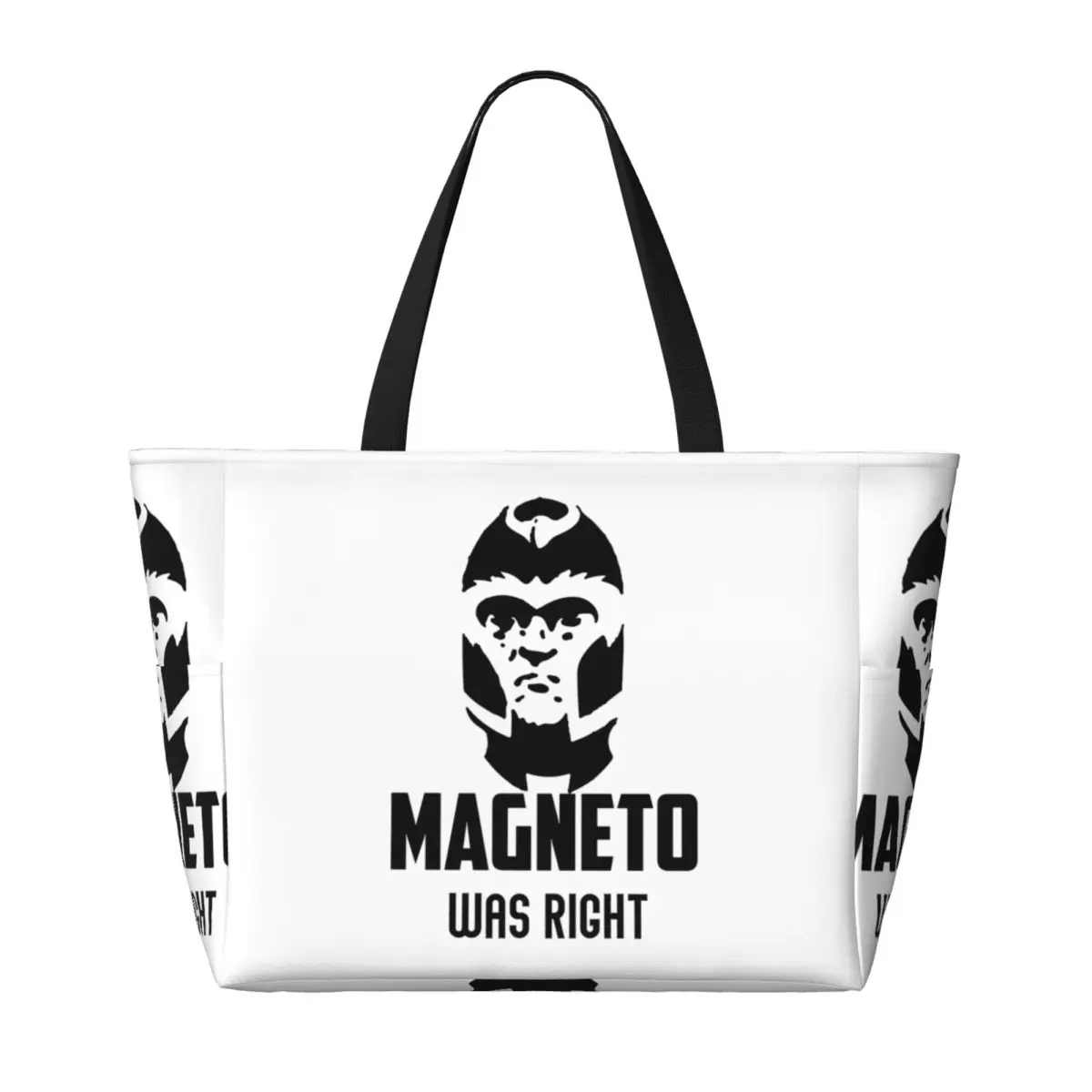 Magneto Was Right Beach Tote Bag Sport Gym Yoga Duffle Large Tote Bag Women Travel Bag Fitness bag