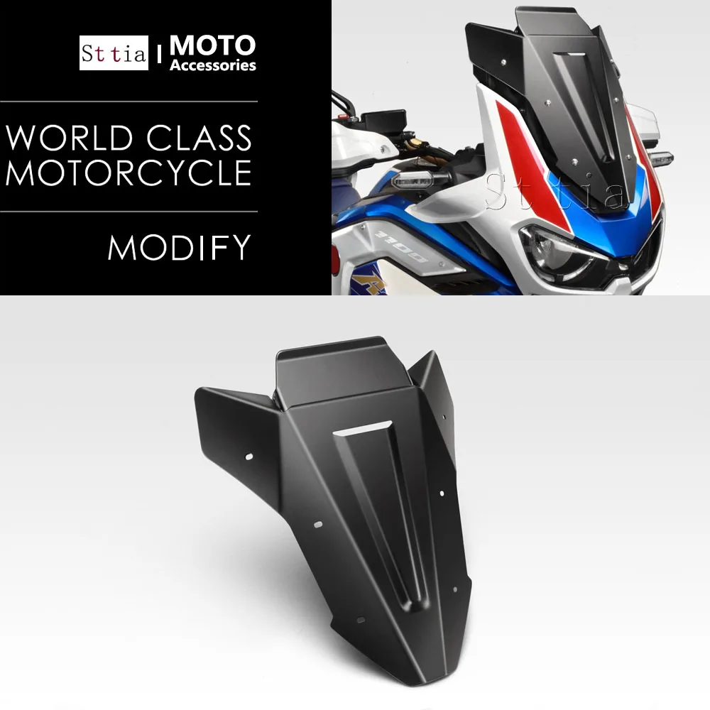 لهوندا CRF1100L CRF 1100 L أفريقيا التوأم مغامرة دراجة نارية رياضية الزجاج الأمامي الألومنيوم حاجز الرياح منحرف