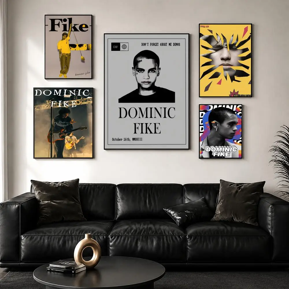 D-Dominic Singer F-Fike Poster Perfect Sticker Self Adhesive for Office Home Theater Wall Art Decor Fancy Gift