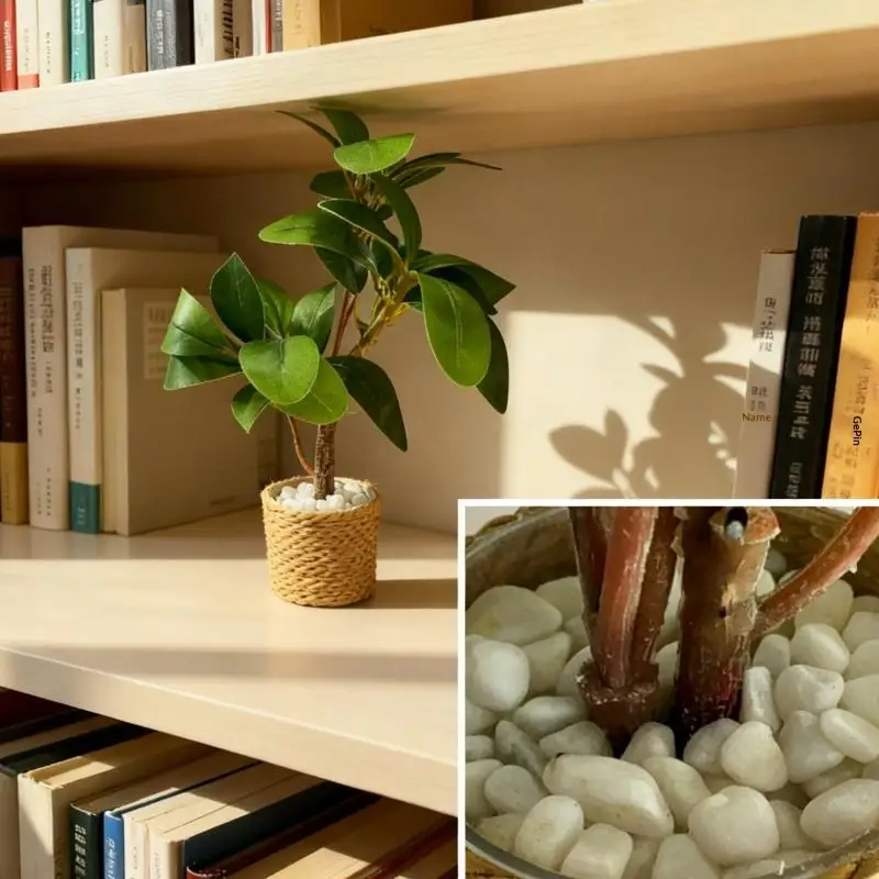 

1/6 Dollhouse Simulation Green Plant Potted Plants Model Dollhouse Scene Decoration Micro Landscape Garden Plant Ornaments